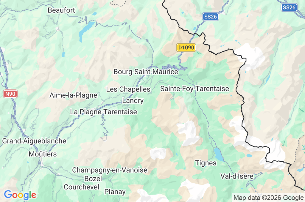 Arc 1800 Area Map Arc 1800 Area Map
