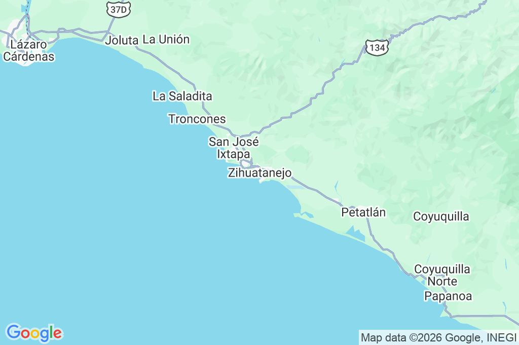 Playa La Madera Area Map