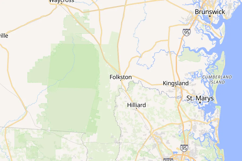 Folkston Railfan Park Area Map Folkston Railfan Park Area Map
