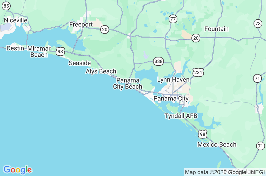 Emerald Beach Area Map