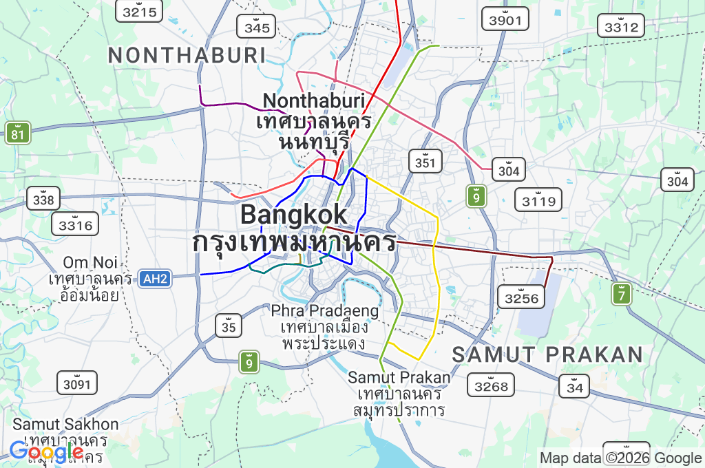 Phetchaburi Road Area Map Phetchaburi Road Area Map