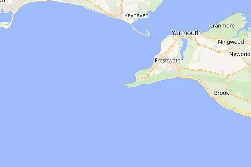 Alum Bay Area Map