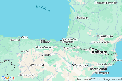 Map of Basque Country