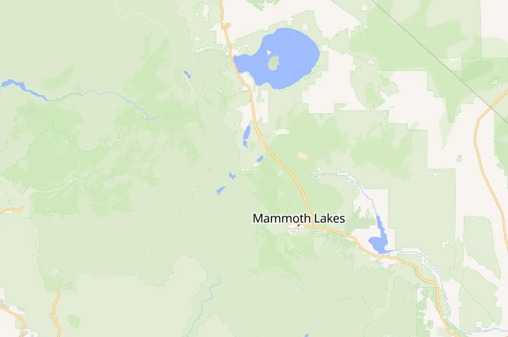 June Mountain Ski Area Area Map