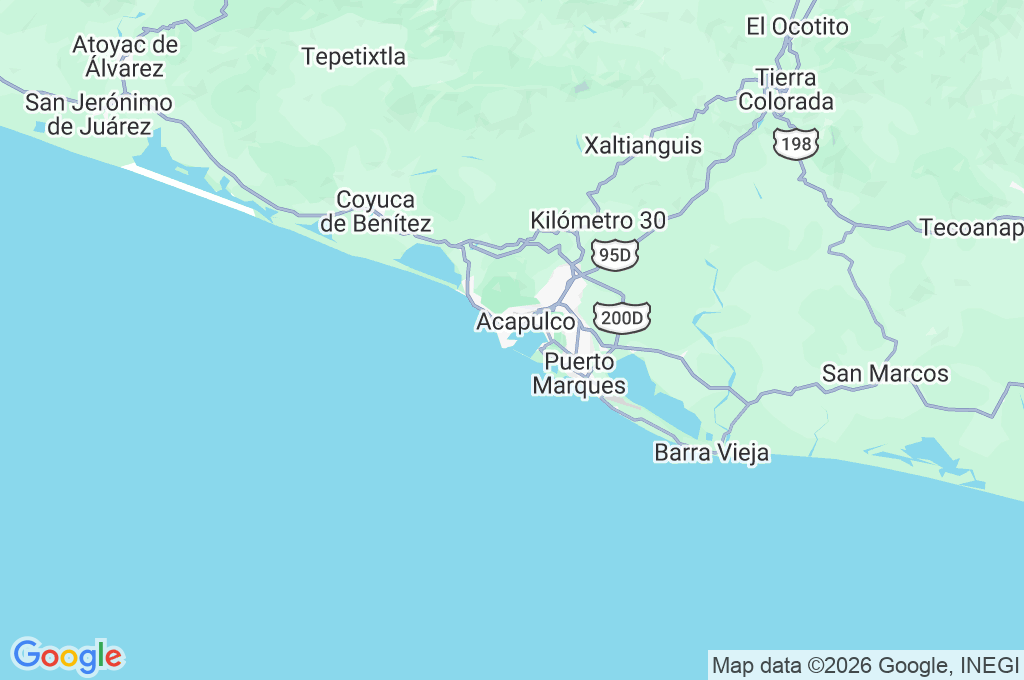 Santa Lucía Bay Area Map