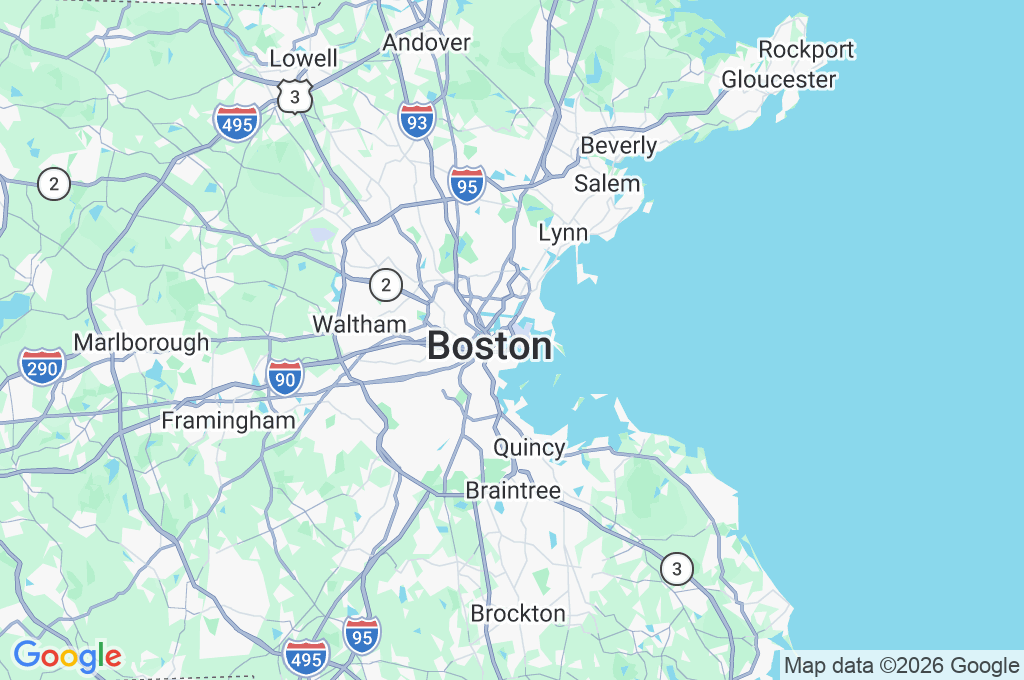 Boston Harbor Area Map