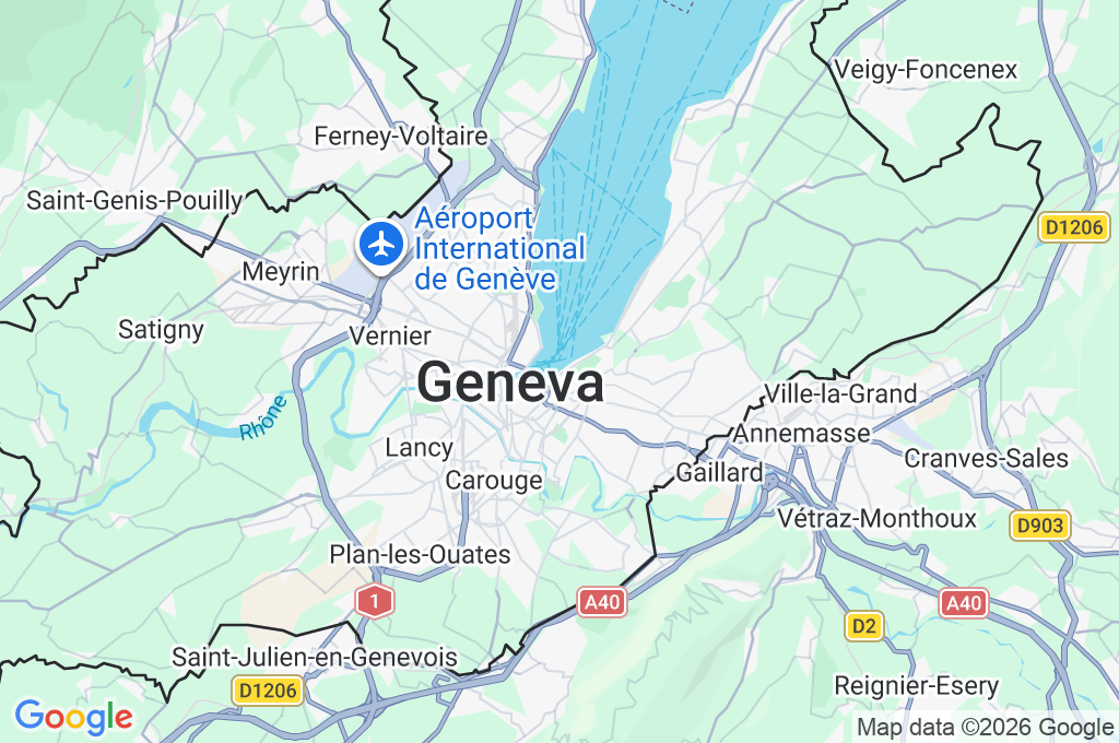 Geneva Area Map