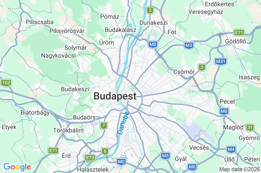 Budapest Zoo & Botanical Garden Area Map Budapest Zoo & Botanical Garden Area Map