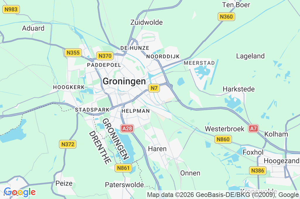 Europaweg Area Map Europaweg Area Map