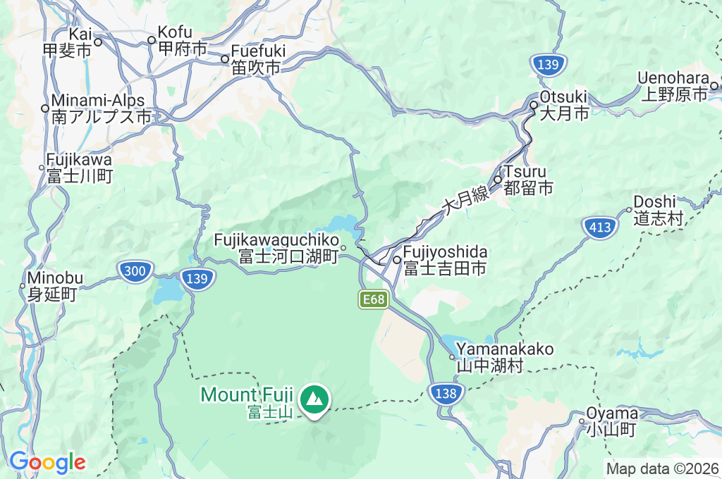 Mt. Fuji Panoramic Ropeway Area Map Mt. Fuji Panoramic Ropeway Area Map