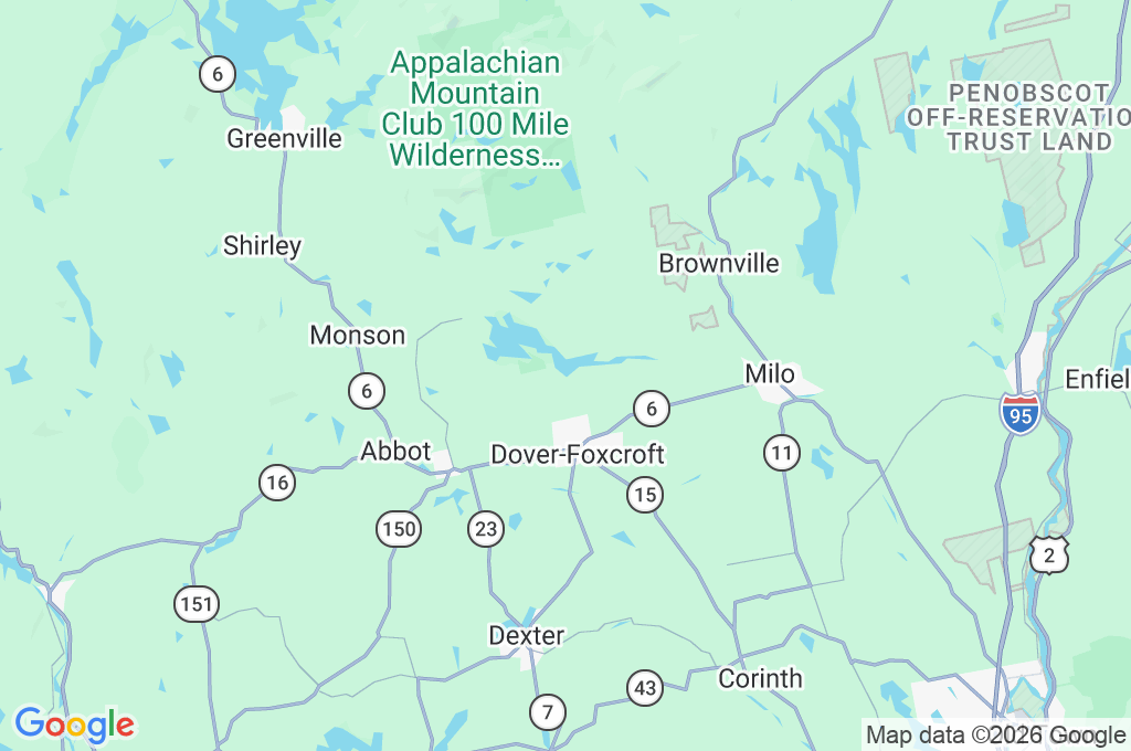 Greeley's Landing Area Map