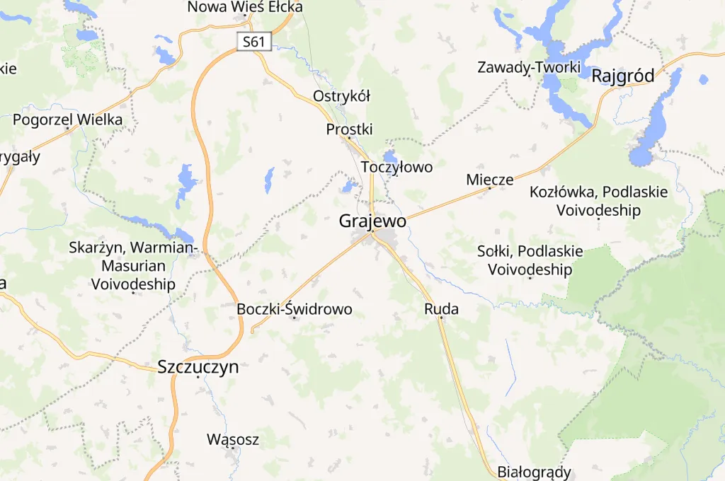 Parish of St. John Paul II Area Map