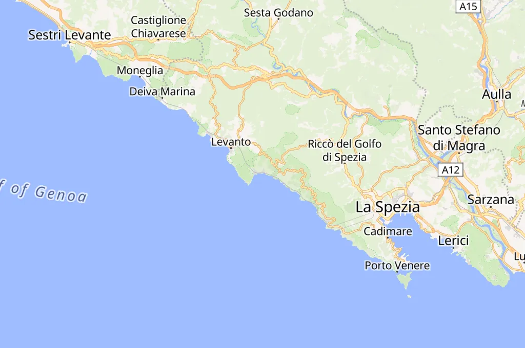 Monterosso al Mare Area Map Monterosso al Mare Area Map