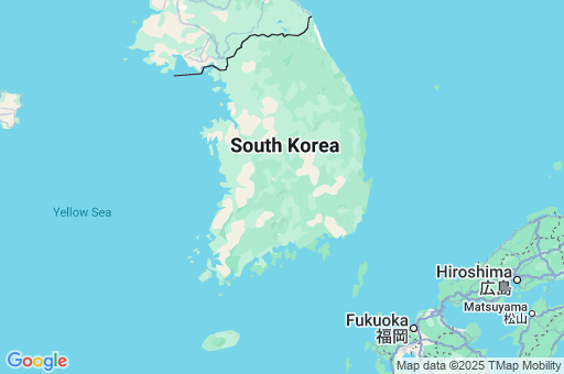Map of South Korea