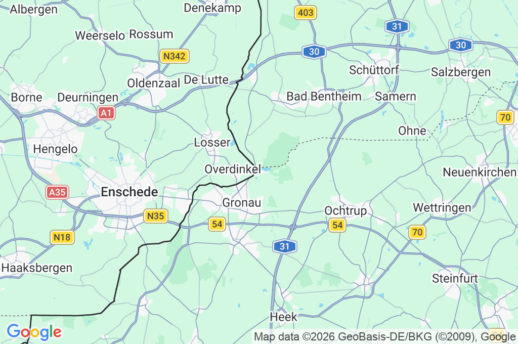 Gronau (Westfalen) Area Map Gronau (Westfalen) Area Map