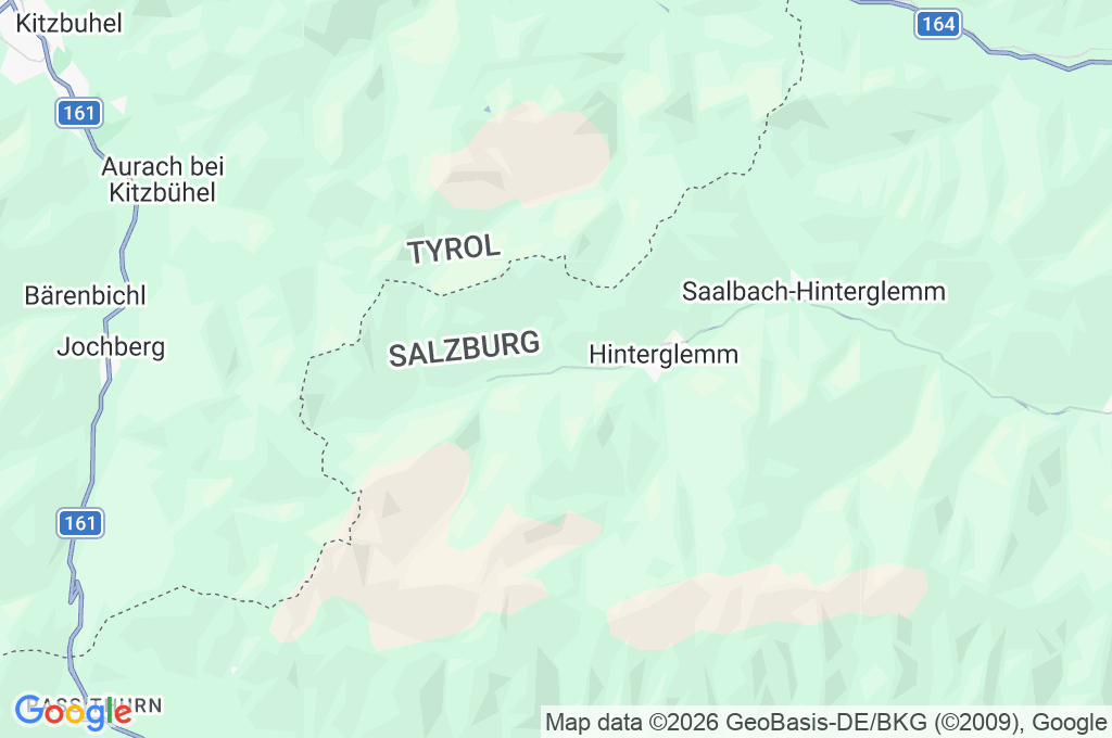 Hinterglemm Area Map Hinterglemm Area Map