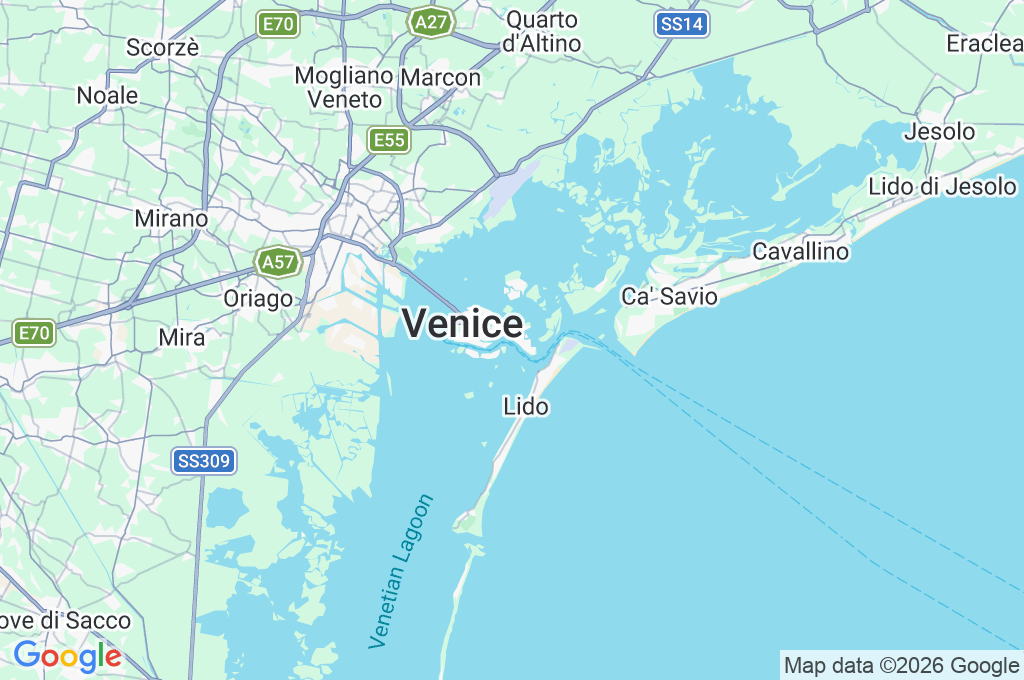 Venice Area Map