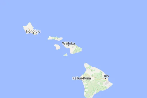 Map of Maui County