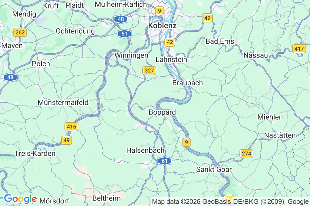 Gedeonseck Area Map