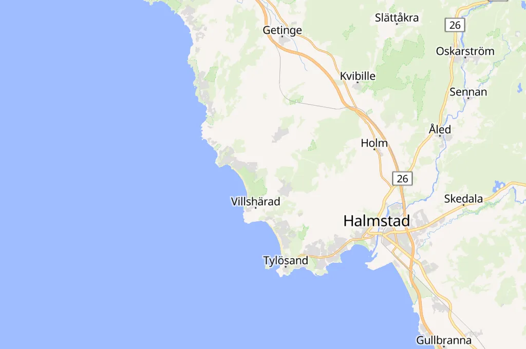 Haverdal Golfklubb Area Map