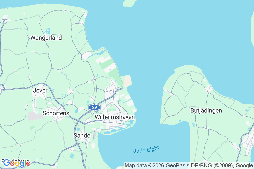 JadeWeserPort Area Map