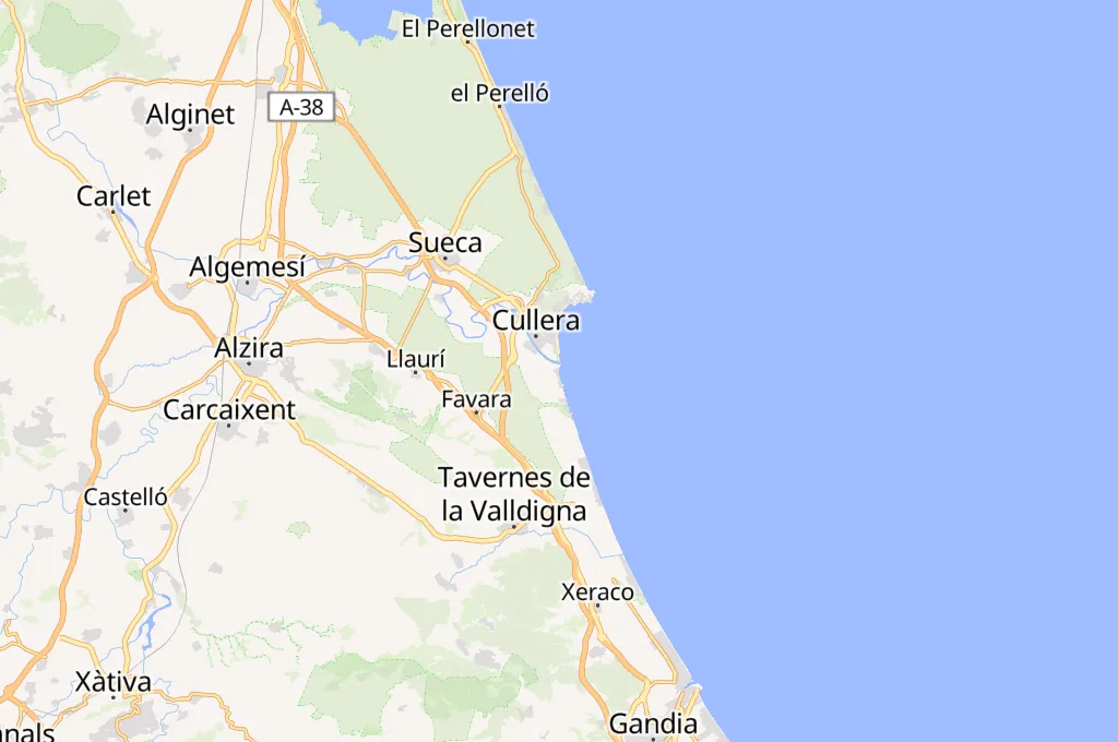 Marenyet Beach Area Map