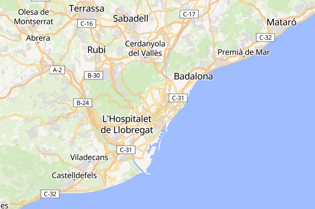 Baix Guinardó Area Map Baix Guinardó Area Map