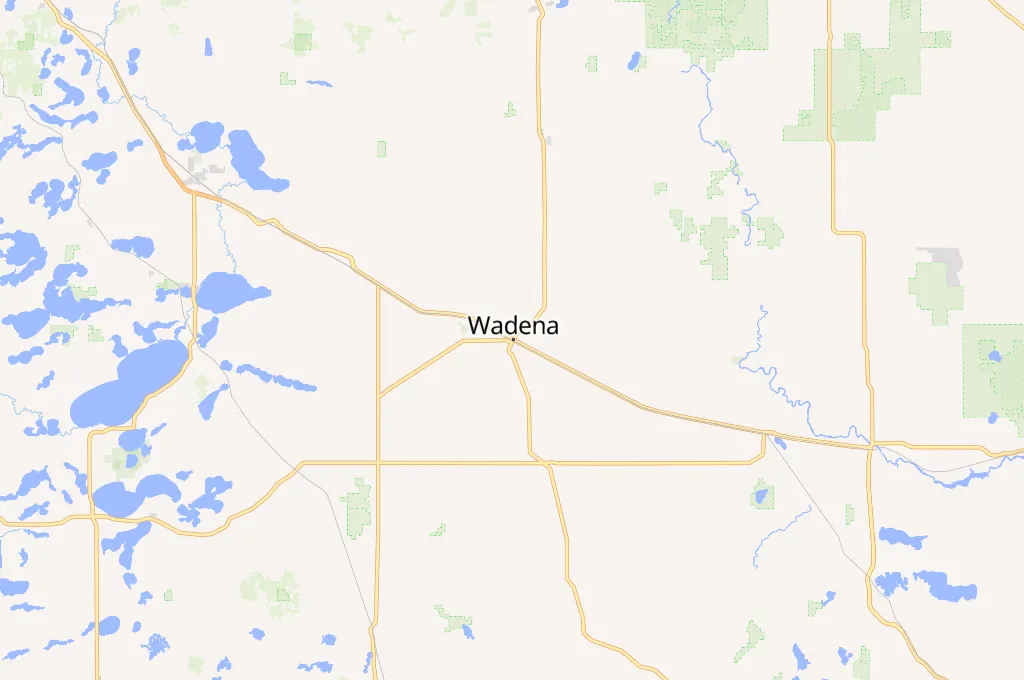 Wadena Area Map Wadena Area Map