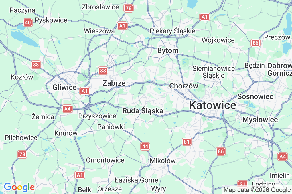Wirek Area Map