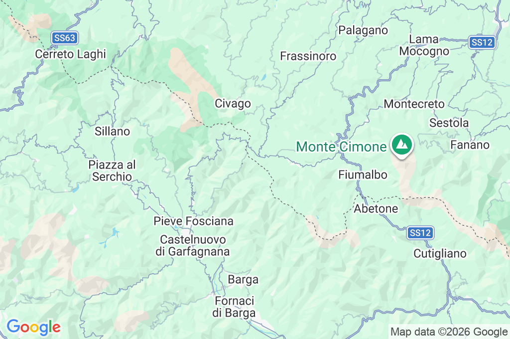 Rifugio Burigone Area Map