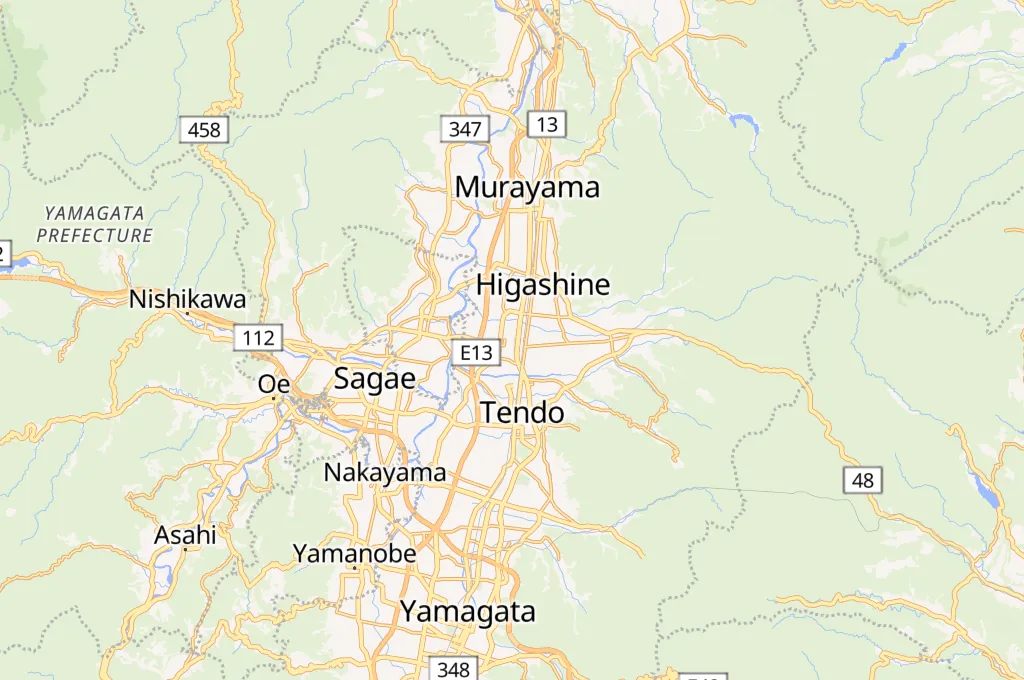 Yamagata Airport Area Map Yamagata Airport Area Map