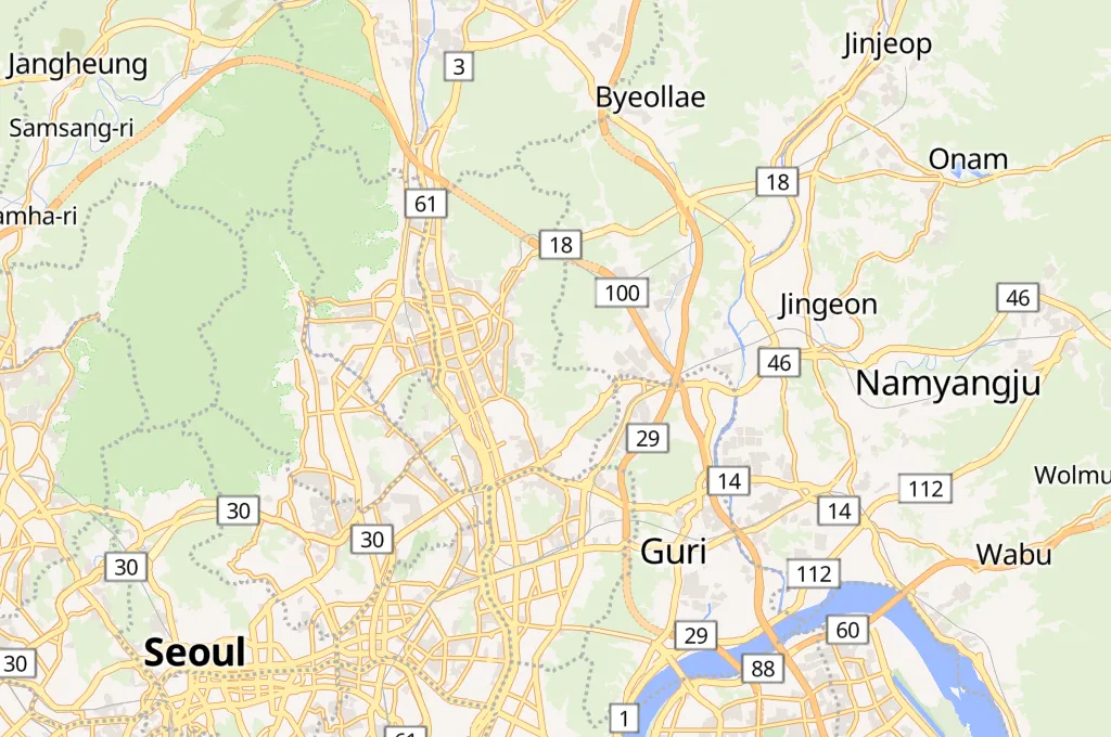 Mount Bulam Area Map