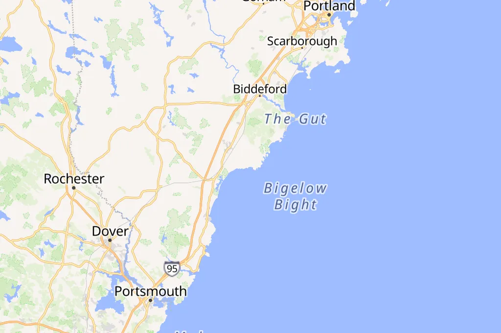 Kennebunk Beach Area Map Kennebunk Beach Area Map