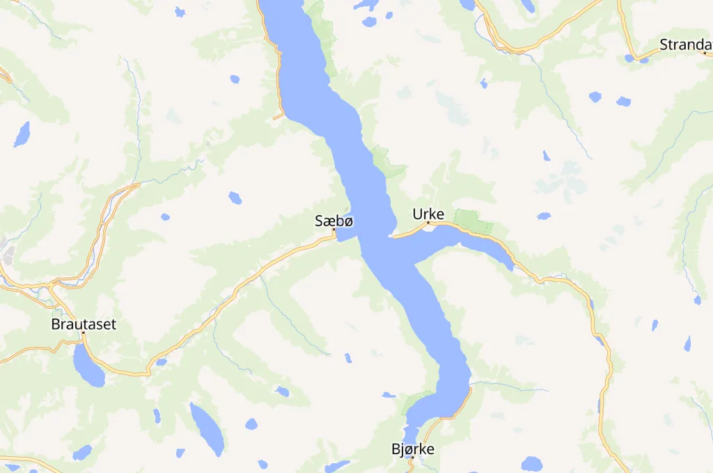 Sæbø Area Map Sæbø Area Map