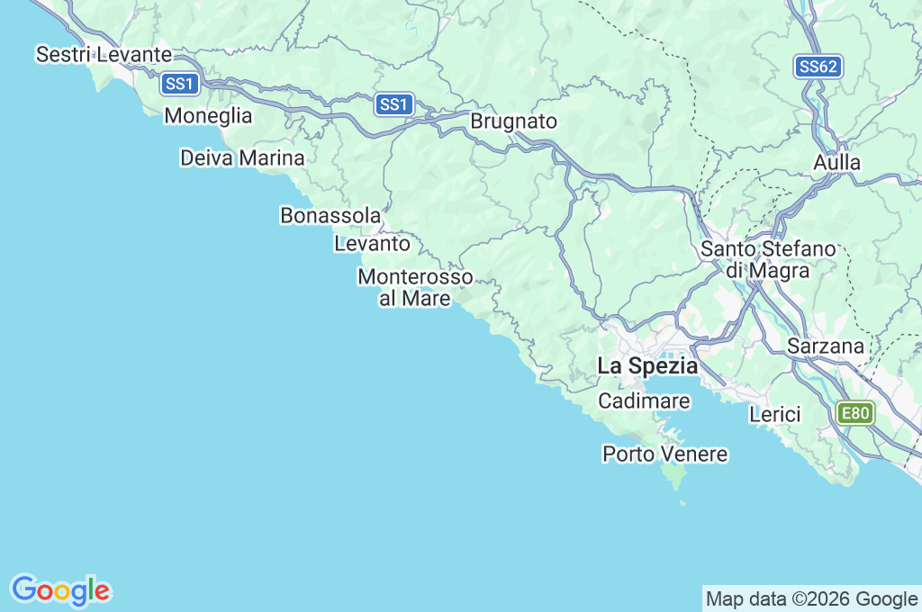 Vernazza Area Map