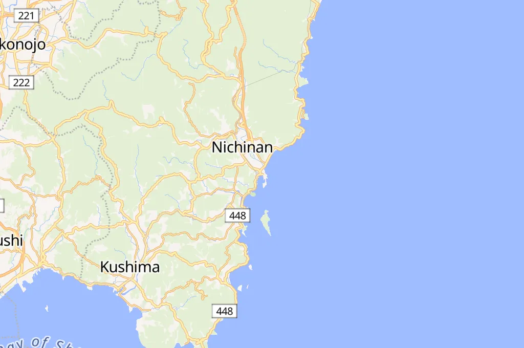 Aburatsu Area Map