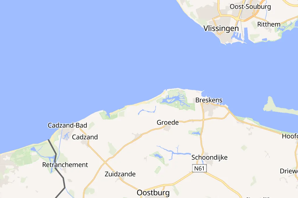 Groede Area Map Groede Area Map