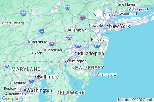 Map of Philadelphia