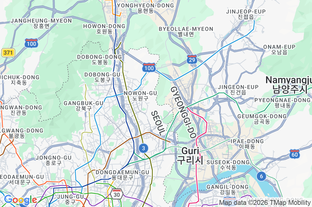 Mount Bulam Area Map
