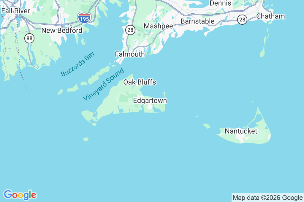 Edgartown Harbor Area Map Edgartown Harbor Area Map