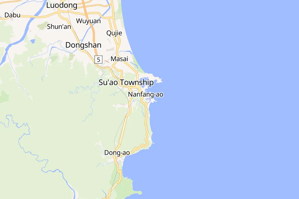 Nanfang'ao Second Fishing Port Area Map Nanfang'ao Second Fishing Port Area Map