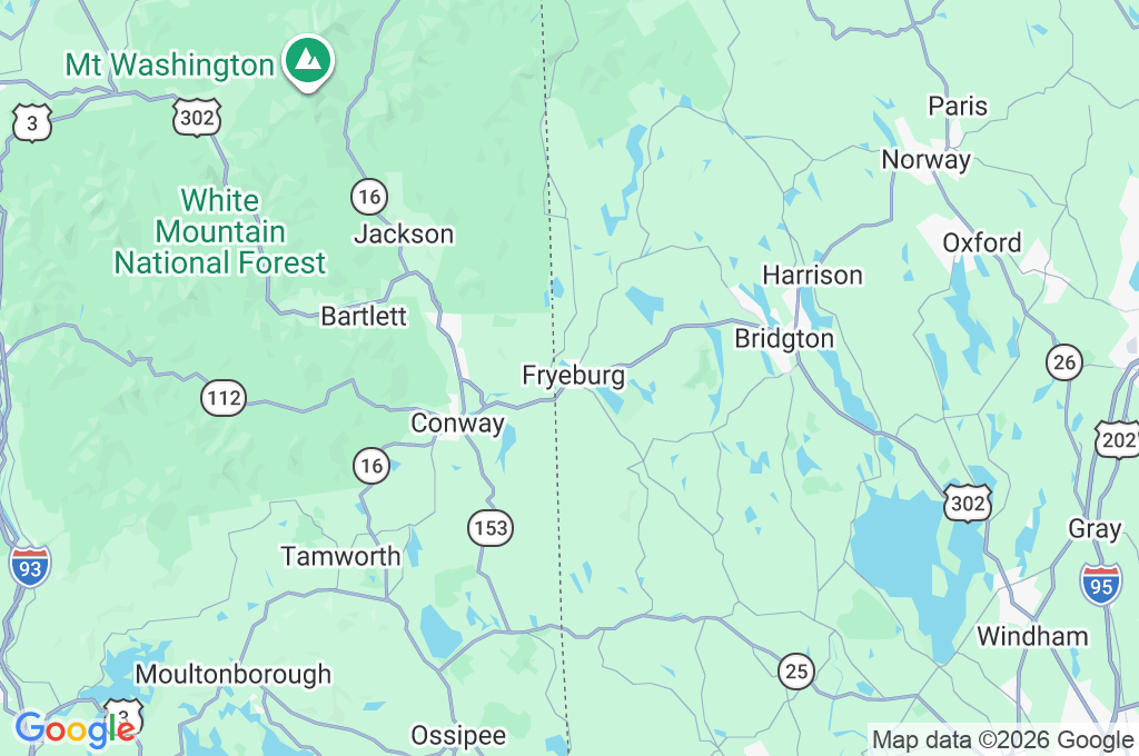Fryeburg Area Map