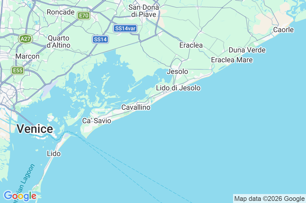Camping Jesolo International Area Map