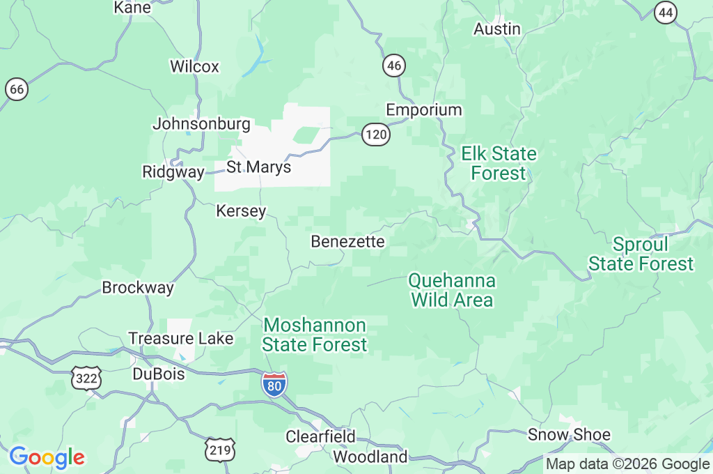Elk Country Visitor Center Area Map