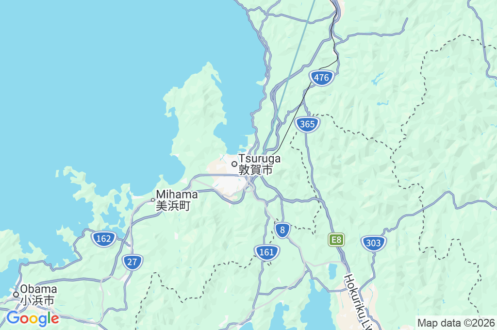 Tsuruga Station Area Map Tsuruga Station Area Map
