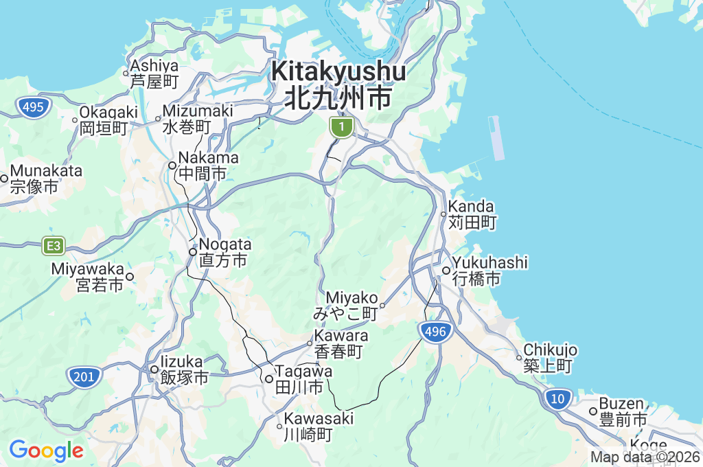 Hiraodai Countryside Park Area Map Hiraodai Countryside Park Area Map
