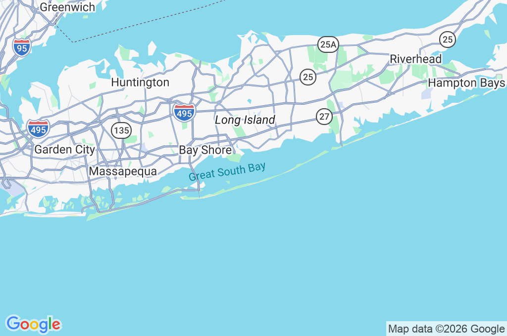 Great South Bay Area Map Great South Bay Area Map