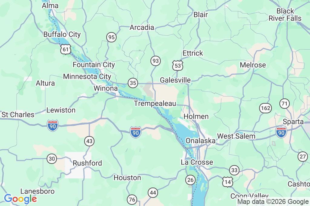 Trempealeau Area Map Trempealeau Area Map