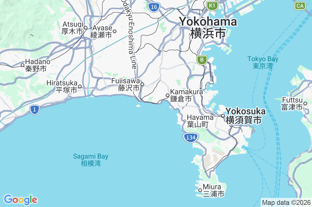 Inamuragasaki Area Map Inamuragasaki Area Map