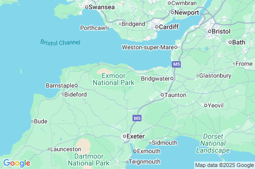 Map of Somerset
